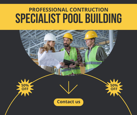 Services of Professional Pool Facebook Design Template