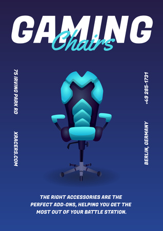 Gaming Gear Ad Poster – шаблон для дизайну