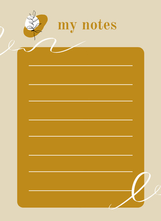 Designvorlage Corporate minimal  weekly checklist für Notepad 4x5.5in