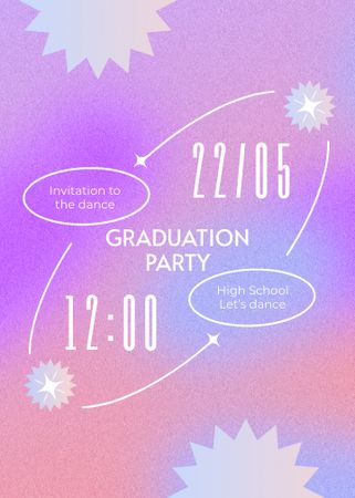 Graduation Party Announcement Invitation – шаблон для дизайна