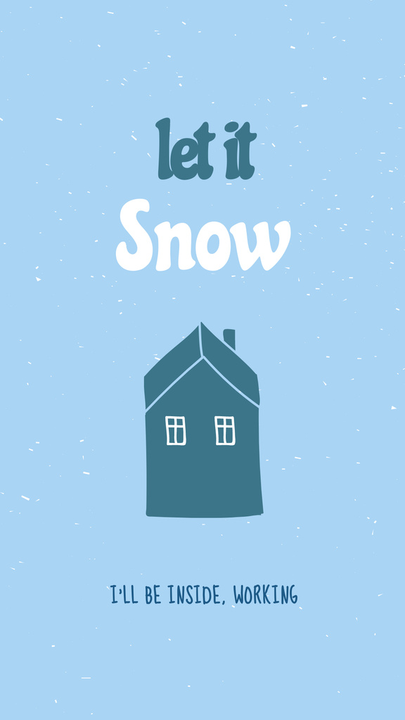 Cute Winter Inspiration Instagram Story – шаблон для дизайну