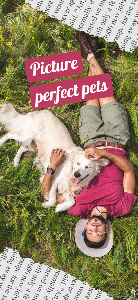 Plantilla de diseño de Perfect Pets And Owners Picture Snapchat Moment Filter 