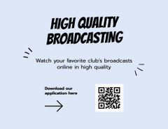 Awesome Football Broadcasting in Mobile Application