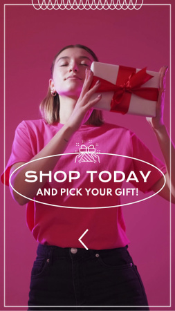 Precious Presents Offer To Client From Shop TikTok Video Design Template