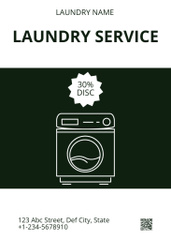 Offer of Laundry Service with Washing Machine