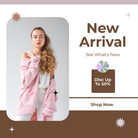 Offer Discount on New Arrival Fashion Women's Collection Instagram Modelo de Design