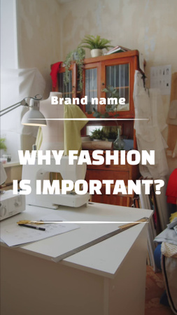 Designvorlage Importance Of Own Fashion Brand für TikTok Video