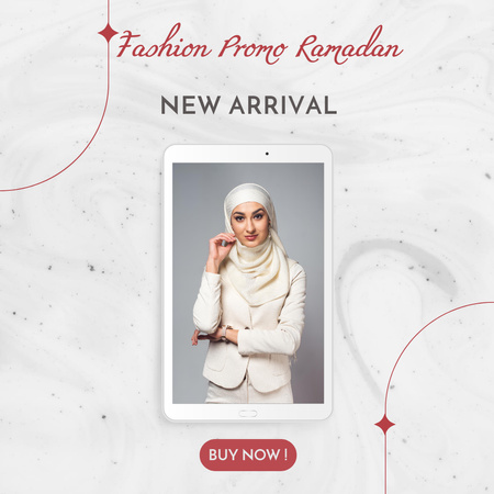 New Fashion for Women on Ramadan Instagram Design Template