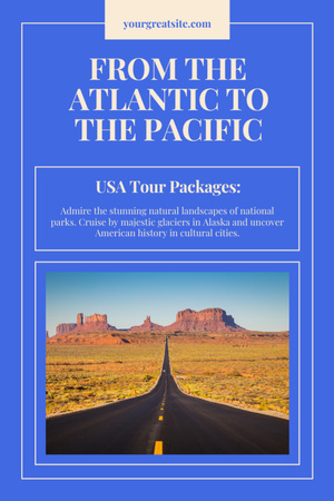 Designvorlage Travel Tours Through Whole Continent Offer für Postcard 4x6in Vertical