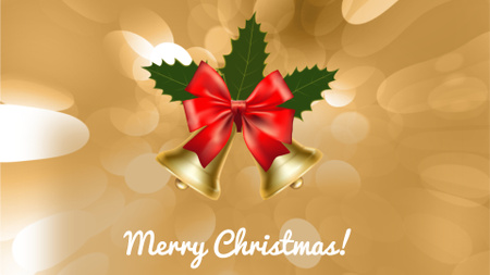 Platilla de diseño Christmas Greeting Spinning Baubles on a Tree Full HD video