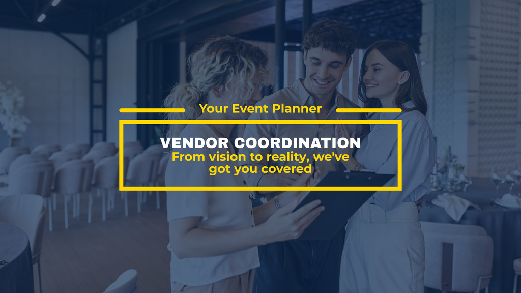Event Planning with Group of People Youtube Design Template