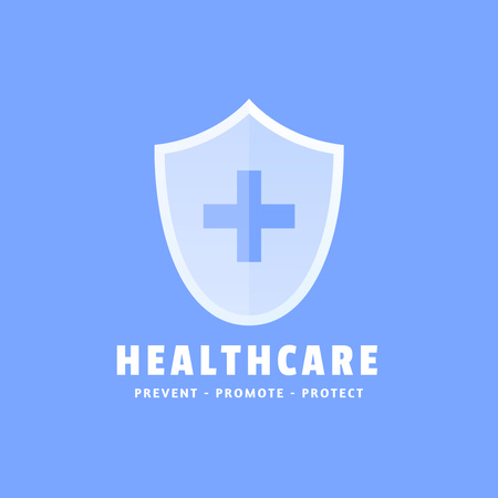 Designvorlage Offering First Aid Services für Logo 1080x1080px