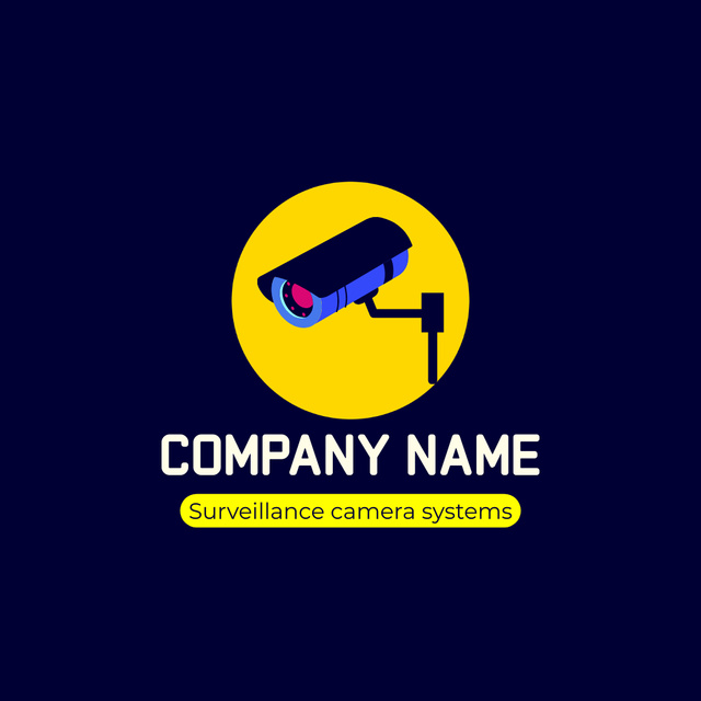Template di design Security Company Ad Animated Logo