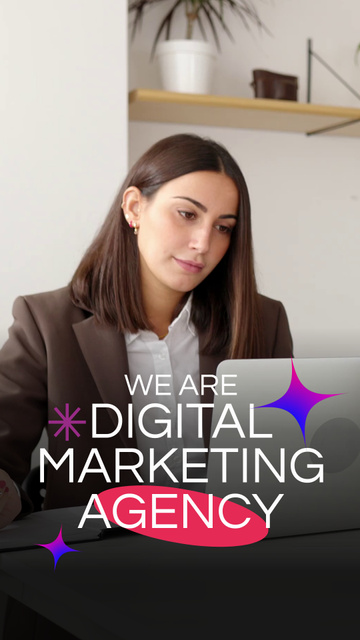 Experienced Digital Marketing Agency Services Offer TikTok Video Šablona návrhu