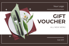 Gift Voucher to Restaurant at All New Menu