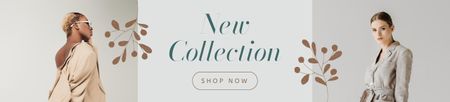 New Collection of Stylish Elegant Clothes Ebay Store Billboard Tasarım Şablonu