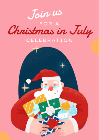Modèle de visuel Christmas Celebration in July - Flyer A6