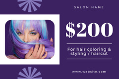 Hair Coloring and Styling Special Offer