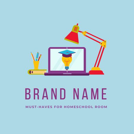 Educational Equipment Offer Animated Logo Design Template