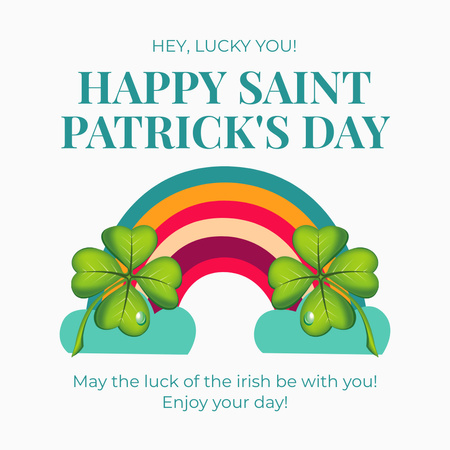 Holiday Wishes for St. Patrick's Day Instagram Tasarım Şablonu