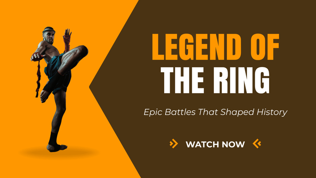 Platilla de diseño Compilation Of Epic Martial Arts Battles Youtube Thumbnail