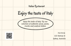 Tasteful Italian Food In Restaurant Offer with Bruschetta