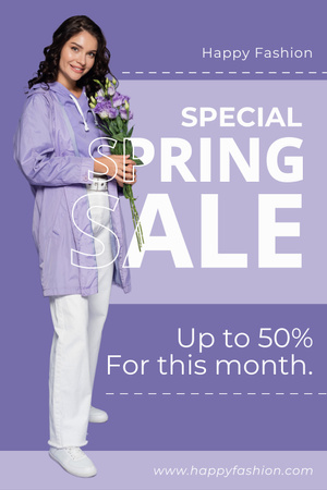 Spring Special Sale Announcement Pinterest – шаблон для дизайну