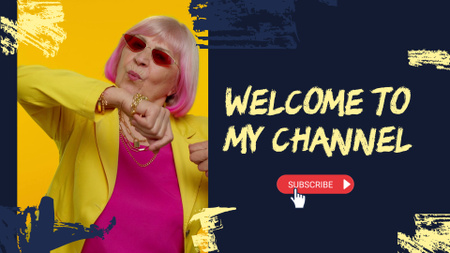 Welcome To Age-Friendly Channel YouTube intro Modelo de Design