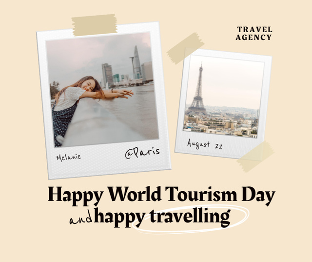 Tourism Day Announcement Facebookデザインテンプレート