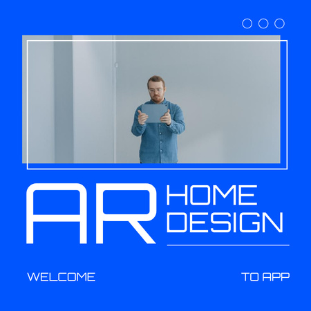 reklama na virtuální design domů Photo Book Šablona návrhu