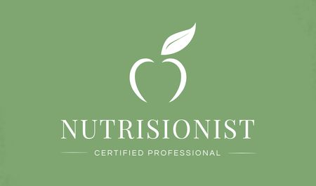Nutritionist Services Offer Business card Design Template