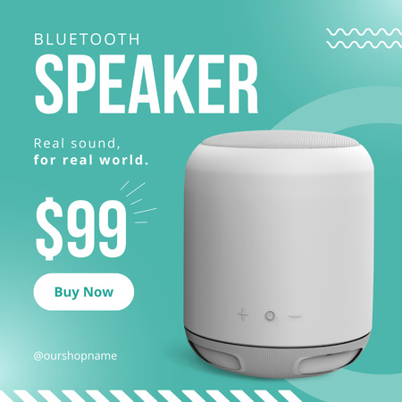 Platilla de diseño Offer Prices for Bluetooth Speaker Instagram