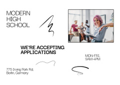 Announcement of Modern High School Apply