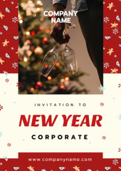 New Year Corporate Party Invitation