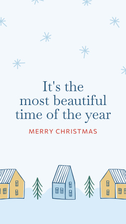 Platilla de diseño Winter Holiday Merry Christmas Instagram Story