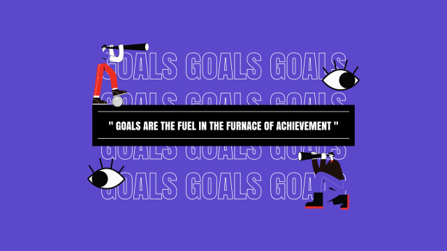 Designvorlage Inspiration for Goals Achievement für Youtube