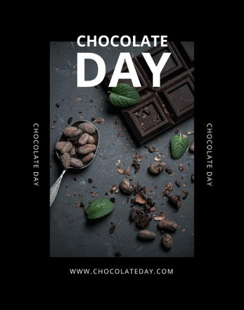 Chocolate Day Announcement Poster 22x28in Design Template
