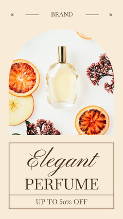 Elegant Fragrance with Citsus Instagram Video Story Design Template
