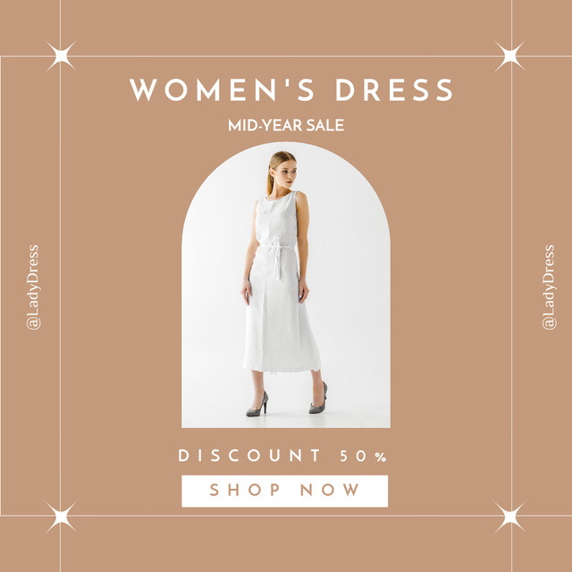 Female Fashion Dress Collection Instagram – шаблон для дизайну