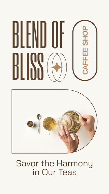 Plantilla de diseño de High Quality Green Tea Offer In Coffee Shop Instagram Story 