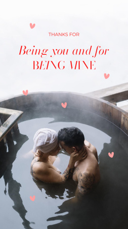 Ontwerpsjabloon van Instagram Story van Romantische date op Valentijnsdag