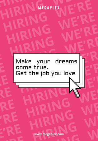 Platilla de diseño Get your dreams job Poster 28x40in