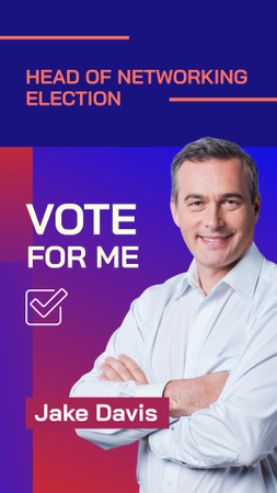 Szablon projektu Elections* Instagram Video Story
