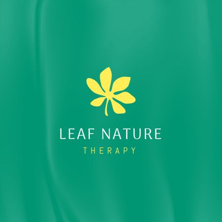 Natural Beauty Therapy Ad Logo Modelo de Design