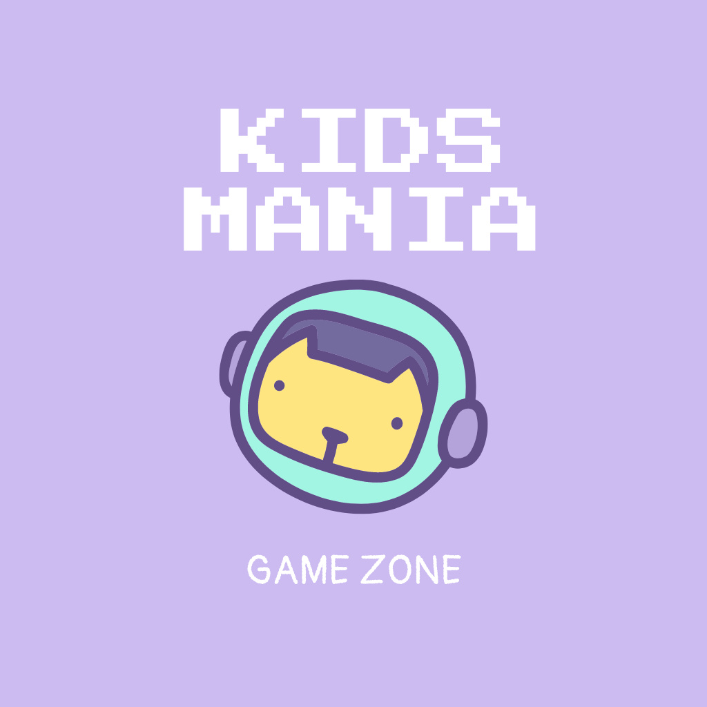Ontwerpsjabloon van Logo van Cute Game Character