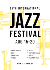 Jazz Festival Saxophone in Yellow