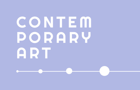 Contemporary Art Exhibition Announcement Flyer 5.5x8.5in Horizontal Design Template