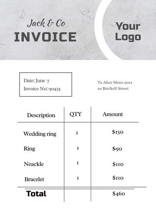 Invoice-Faiq Invoice Design Template