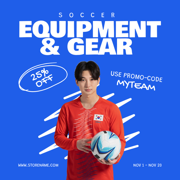 Soccer Equipment Sale Offer
