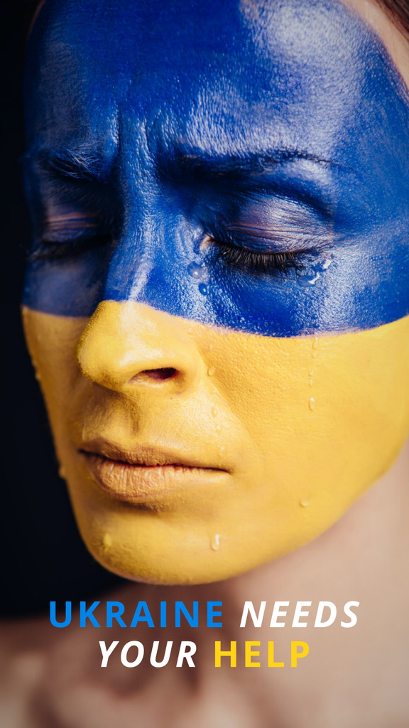 Ukraine needs your Help Instagram Story – шаблон для дизайна